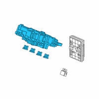 OEM 2020 Honda Civic Box Assembly, Fuse Diagram - 38200-TGH-A01