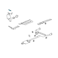 OEM Chevrolet Captiva Sport Preconverter Gasket Diagram - 24505057