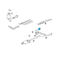 OEM 2009 Pontiac Torrent Extension Asm-Exhaust Tail Pipe Diagram - 15222271