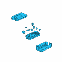 OEM 2009 Hummer H3 Block Asm-Fuse Diagram - 25783694