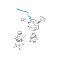 OEM 2006 Nissan Murano Tube-Booster To Tank Diagram - 47401-CA00B