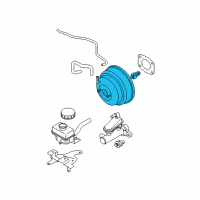 OEM 2004 Nissan Murano Booster Assy-Brake Diagram - 47210-CA000