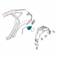 OEM Ford Fuel Pocket Diagram - BM5Z-5427936-A