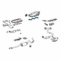 OEM 2010 Toyota Tacoma Tank Gasket Diagram - 17176-0P010