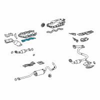 OEM 2005 Toyota Tacoma Manifold Gasket Diagram - 17178-AD010