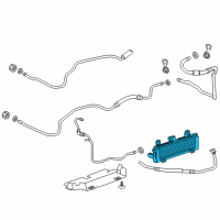 OEM GMC Sierra 2500 HD Transmission Cooler Diagram - 84173163