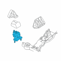 OEM Chrysler Concorde Support-Engine Support Diagram - 4593285AB
