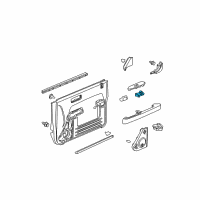 OEM Honda Switch Assembly, Power Window Master (Graphite Black) Diagram - 35750-SCV-A01ZA