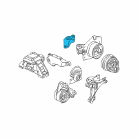 OEM Saturn Ion Adapter-Trans Mount Diagram - 25827450