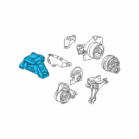 OEM Chevrolet HHR Front Mount Diagram - 25974058