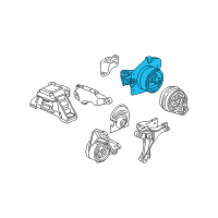 OEM Chevrolet Cobalt Mount Asm-Trans *White Diagram - 25829028