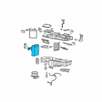 OEM 2009 Chevrolet Colorado Evaporator Asm, A/C Diagram - 89018984