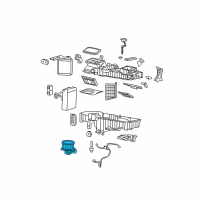 OEM 2007 Chevrolet Colorado Fan & Motor Diagram - 89019178