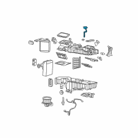 OEM Chevrolet Colorado Refrigerant Temperature Sensor Diagram - 89018791