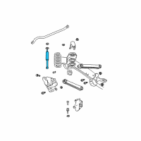 OEM 2005 Dodge Ram 2500 ABSBR Kit-Suspension Diagram - 5086591AG