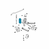 OEM Dodge Ram 2500 Front Coil Spring Diagram - 52113984AA