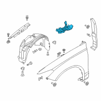 OEM 2019 Ford Fusion Splash Shield Diagram - HG9Z-16102-A