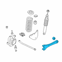 OEM 2022 Ford F-350 Super Duty Radius Arm Diagram - HC3Z-3A360-C