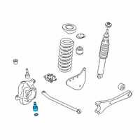 OEM 2020 Ford F-350 Super Duty Lower Ball Joint Diagram - HC3Z-3050-A