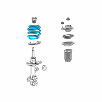 OEM 2019 Toyota Avalon Coil Spring Diagram - 48131-07140