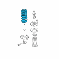 OEM 2014 Nissan Titan Spring-Front Diagram - 54010-7S300