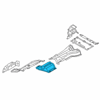 OEM BMW X3 Heat Insulation, Tunnel Diagram - 51-48-7-394-755