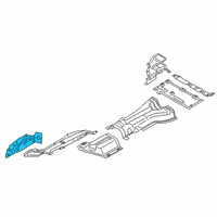 OEM BMW 330e HEAT INSULATION ENGINE MOUNT Diagram - 51-48-7-394-797