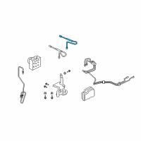 OEM 2010 Lincoln MKX Brake Tube Diagram - 8T4Z-2286-B