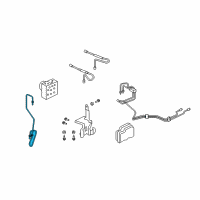 OEM 2010 Ford Edge Brake Tube Diagram - 7T4Z-2264-A