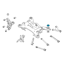 OEM 2012 Infiniti M56 STOPPER-Differential Mounting, Upper Diagram - 55474-1MA9A