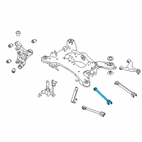 OEM 2021 Infiniti Q60 Rear Lower Suspension Link Complete Diagram - 551B0-1MA1B