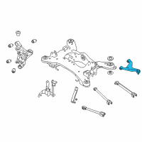 OEM 2015 Infiniti Q70 Rear Left Suspension Arm Assembly Diagram - 55502-1MA0C