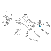 OEM Infiniti Q50 Stopper-Differential Mounting, Lower Diagram - 55475-1PM0A