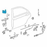 OEM 2000 Acura RL Hinge, Right Rear Door Diagram - 67910-SZ3-315ZZ