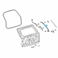 OEM Ford Explorer Actuator Assembly Diagram - LB5Z-14B351-A