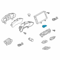 OEM Ford Focus Hazard Switch Diagram - CV6Z-13350-A