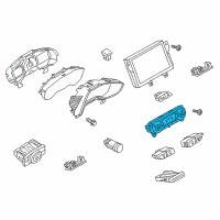 OEM Ford Focus Dash Control Unit Diagram - CM5Z-19980-C