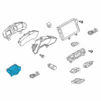 OEM 2018 Ford Escape Headlamp Switch Diagram - GJ5Z-11654-B