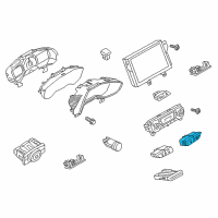 OEM Ford Focus Switch Assembly Diagram - CJ5Z-9C888-A