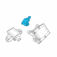 OEM 2017 Chrysler Pacifica Sensor-Acceleration Diagram - 68174975AA