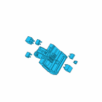 OEM 2007 Buick LaCrosse Block Asm-Accessory Wiring Junction Diagram - 15826039