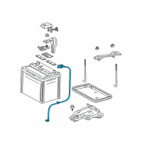 OEM Toyota Celica Negative Cable Diagram - 82123-20420