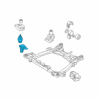 OEM 2008 Hyundai Entourage Engine Mounting Bracket Assembly Diagram - 21810-4D500