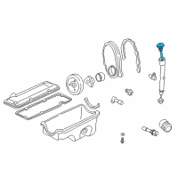 OEM 1997 Pontiac Sunfire Cap Asm-Oil Filler (W/ Oil Level Indicator) Diagram - 10192502