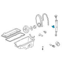 OEM 1995 Chevrolet Beretta Sensor, Crankshaft Position Diagram - 10456614