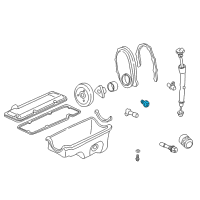 OEM 1995 Pontiac Sunfire Sensor, Knock Diagram - 10456001