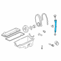 OEM Chevrolet Cavalier Tube, Oil Filler Diagram - 10192501