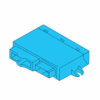 OEM 2010 BMW 135i Folding Top Module Diagram - 61-35-9-196-591