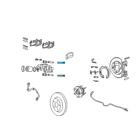 OEM 2005 Jeep Grand Cherokee Pin-CALIPER Diagram - 6507603AA