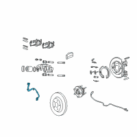 OEM 2006 Jeep Grand Cherokee Hose-Brake Diagram - 52089997AE